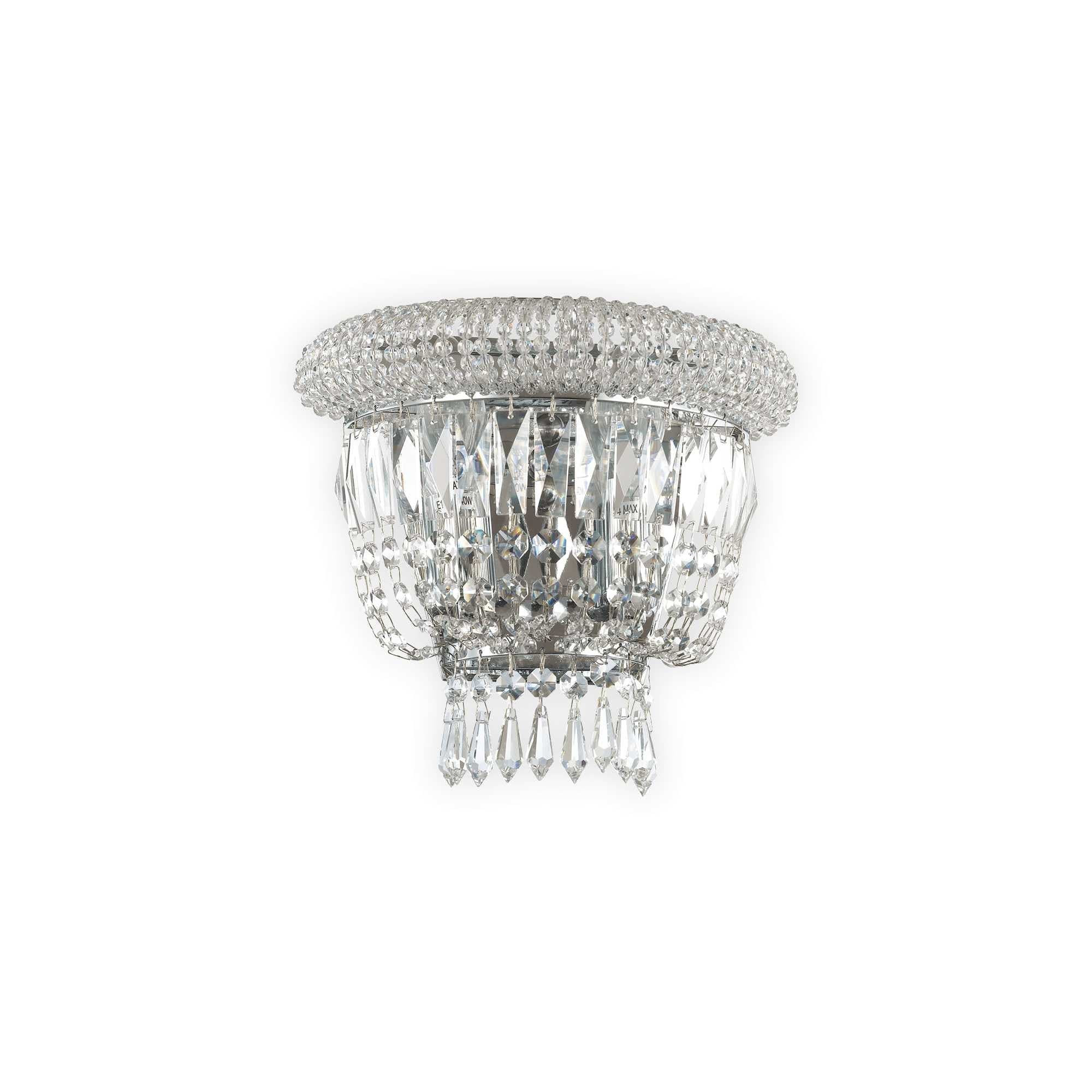 Lampada Da Parete DUBAI AP2 CROMO in Applique Led Mall Home - Napoli, commercioVirtuoso.it