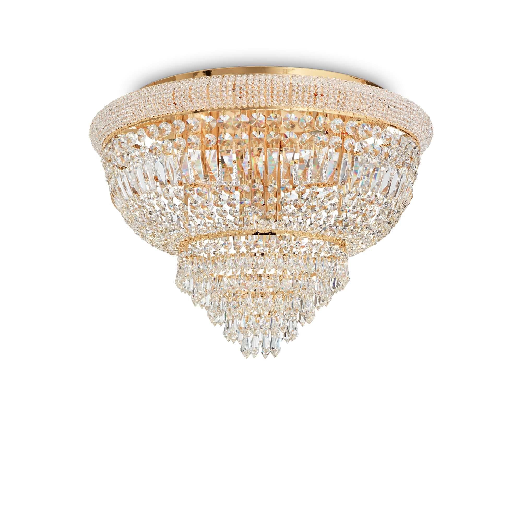 Lampada Da Soffitto DUBAI PL24 OTTONE