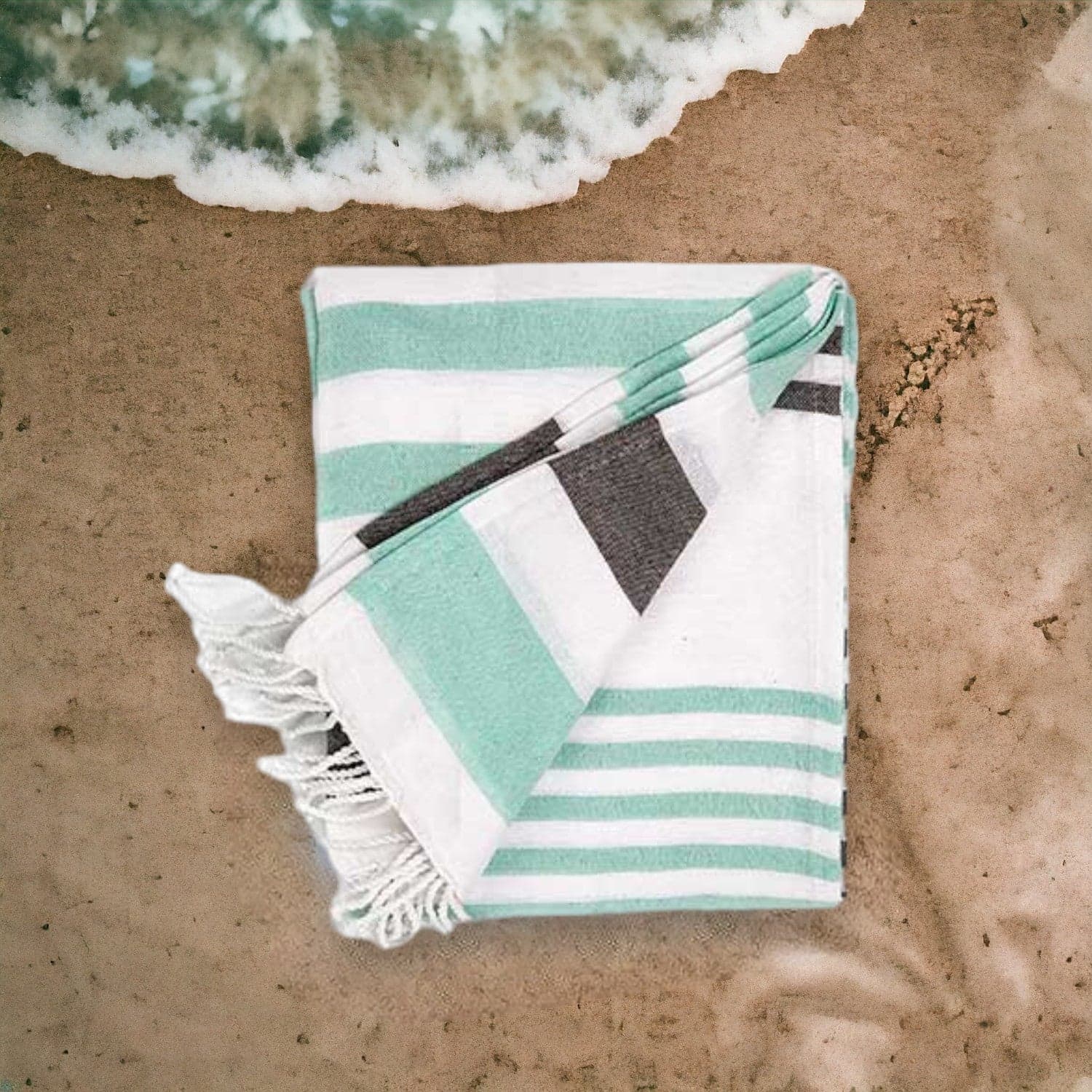 Telo Multiuso 3pz 90x180cm Spiaggia PIC-NIC Cotone Rosa-Verde-Azzurro in Coperte da picnic Danyx - Casoria, commercioVirtuoso.it