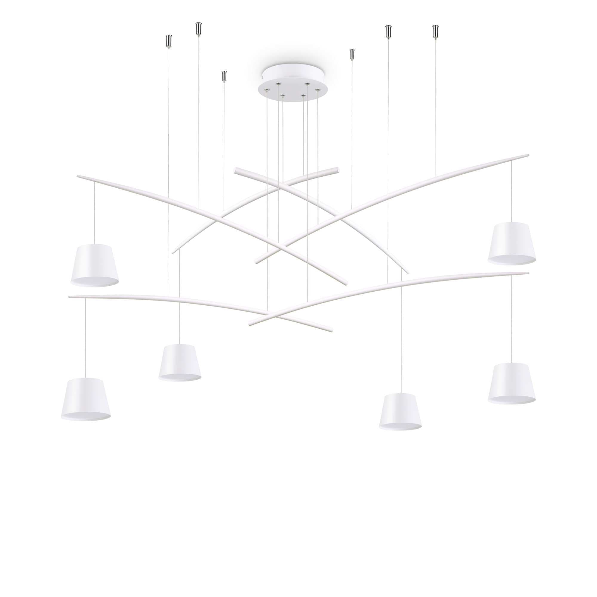 Lampada A Sospensione FISH SP6 BIANCO in Lampade a sospensione Led Mall Home - Napoli, commercioVirtuoso.it