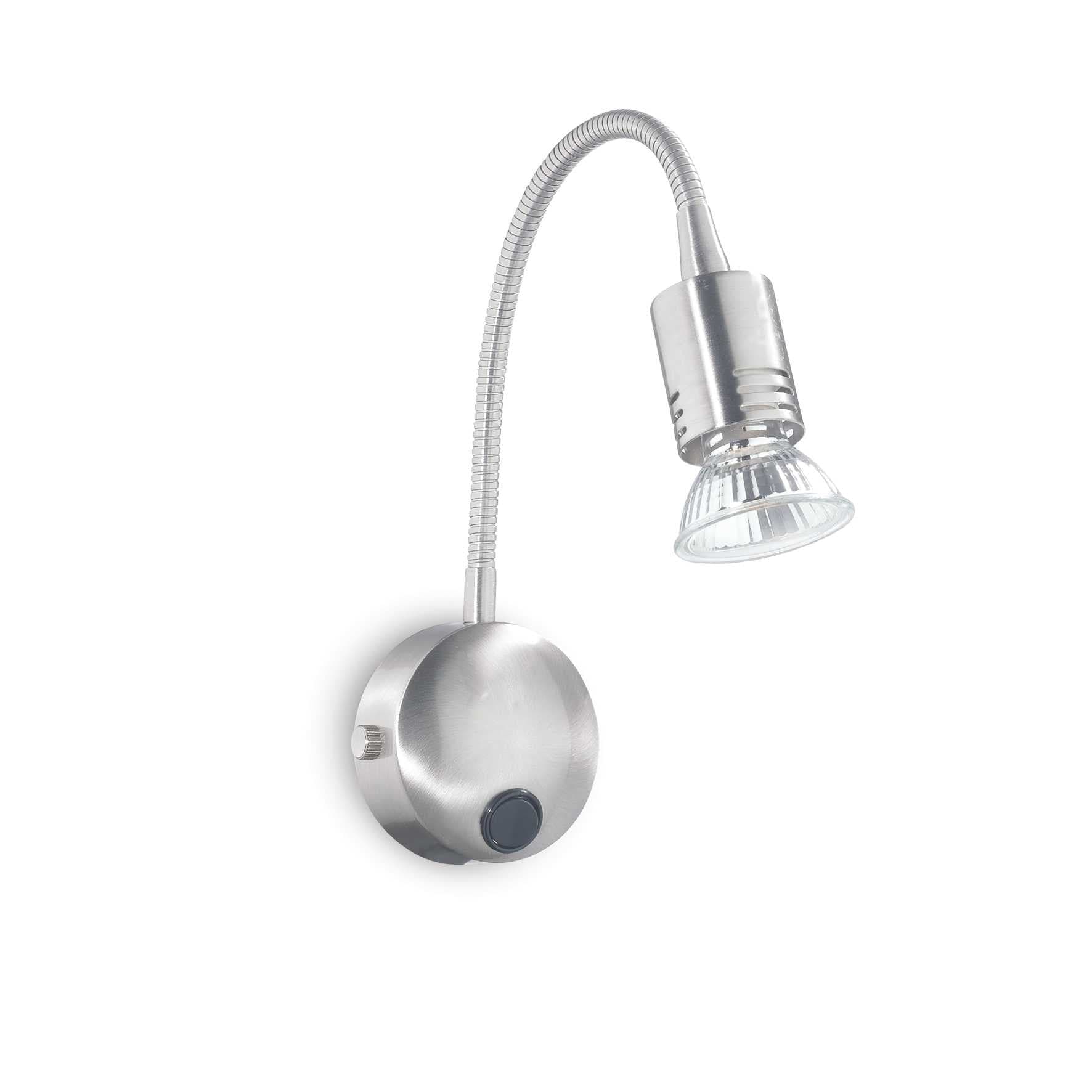 Lampada Da Parete FLEX AP1 NICKEL in Applique Led Mall Home - Napoli, commercioVirtuoso.it