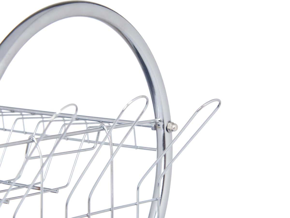 Scolapiatti 2 Livelli Metallo Cromato Vassoio grigio per Piatti Bicchieri Posate in Scolapiatti Danyx - Casoria, commercioVirtuoso.it