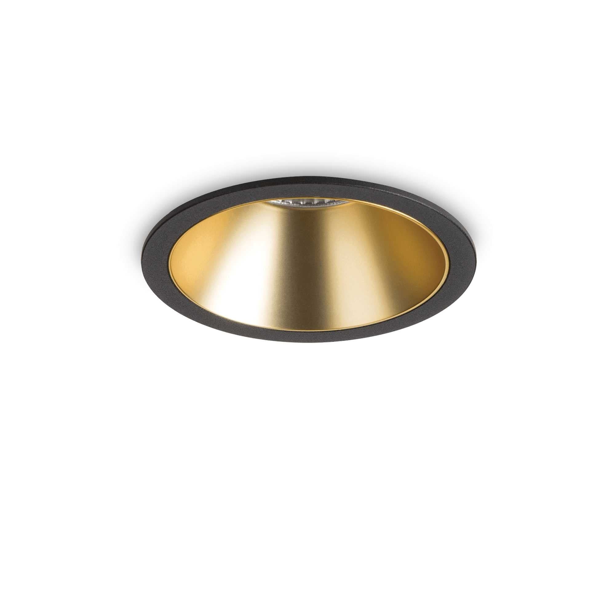Lampada Da Incasso GAME ROUND 11W 3000K BK GD in Applique Led Mall Home - Napoli, commercioVirtuoso.it
