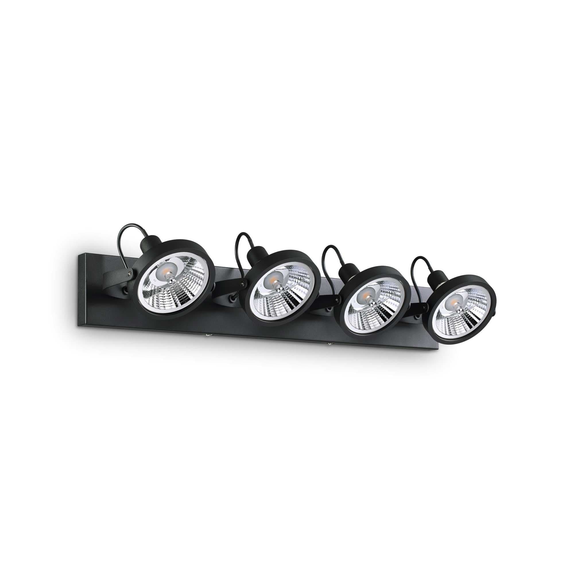 Lampada Da Soffitto GLIM PL4 NERO in Plafoniere Led Mall Home - Napoli, commercioVirtuoso.it
