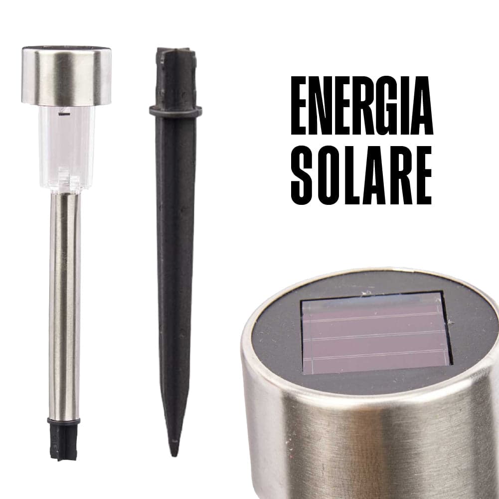Lampada Solare Giardino Esterno 12pcs LED Luci Solari per Prato Terra H31cm in Luci per sentieri Danyx - Casoria, commercioVirtuoso.it