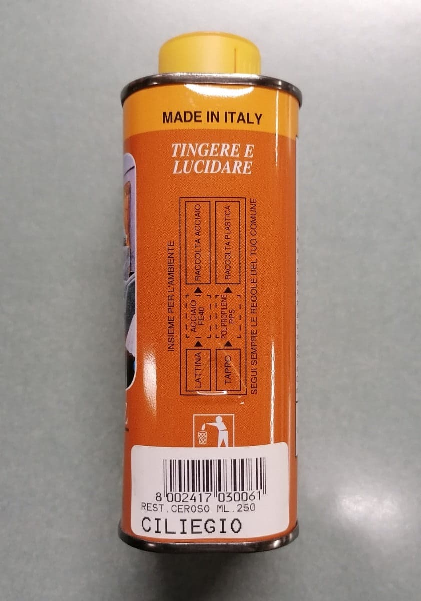 VELECA - CERA COLORANTE CILIEGIO 250 ML in Vernice Stockdoc - Terni, commercioVirtuoso.it