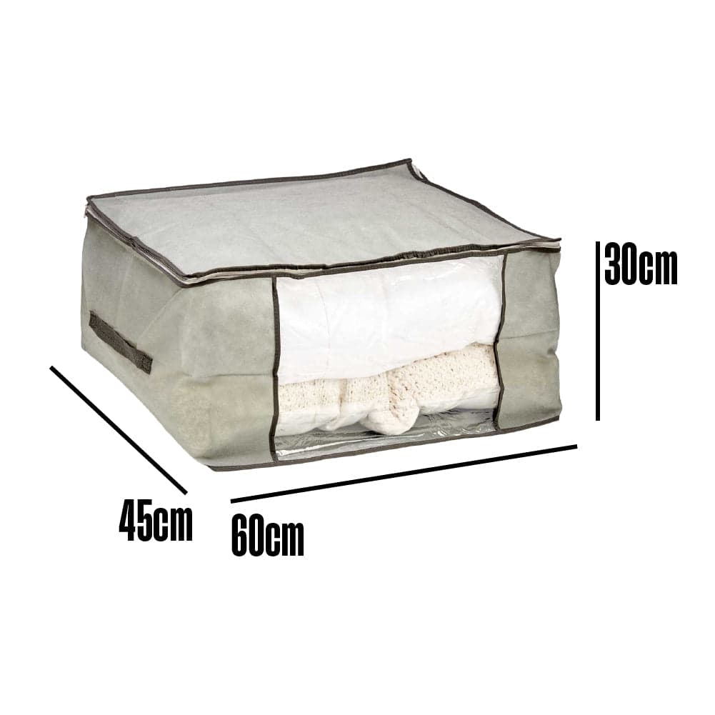 Scatole Kit 4pz Contenitori Indumenti Piumoni Vestiti Organizer Armadio 60x45x30 in Contenitori sottoletto Danyx - Casoria, commercioVirtuoso.it