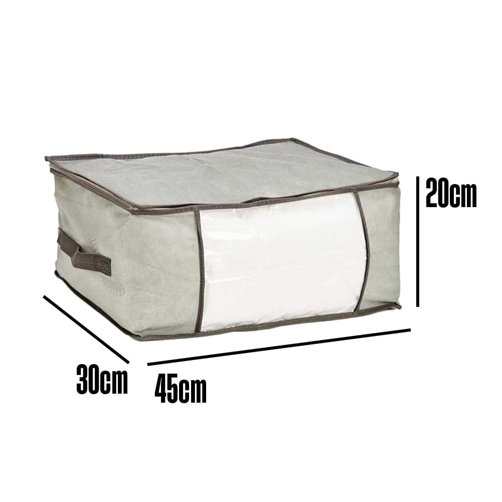 Scatole Kit 4pz Contenitori Indumenti Piumoni Vestiti Organizer Armadio 45X30X20 in Contenitori sottoletto Danyx - Casoria, commercioVirtuoso.it
