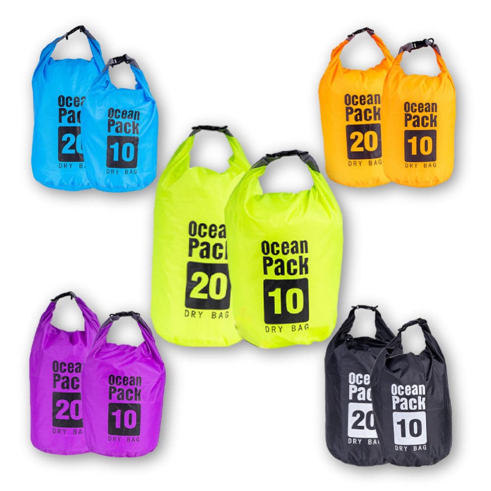 Kit 2pz Borsa Impermeabile 10LT+20LT, Sacca Impermeabile, Chiusura a rotolo in Sacchi da biancheria Danyx - Casoria, commercioVirtuoso.it