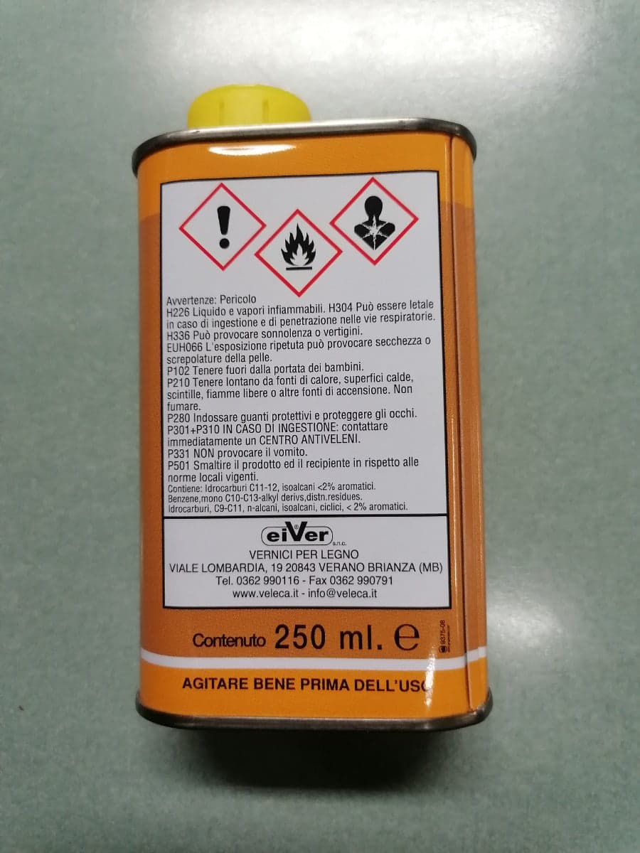 VELECA - OLIO RESTAURO NUTRIENTE LEGNO NEUTRO 250 ML in Oli Stockdoc - Terni, commercioVirtuoso.it