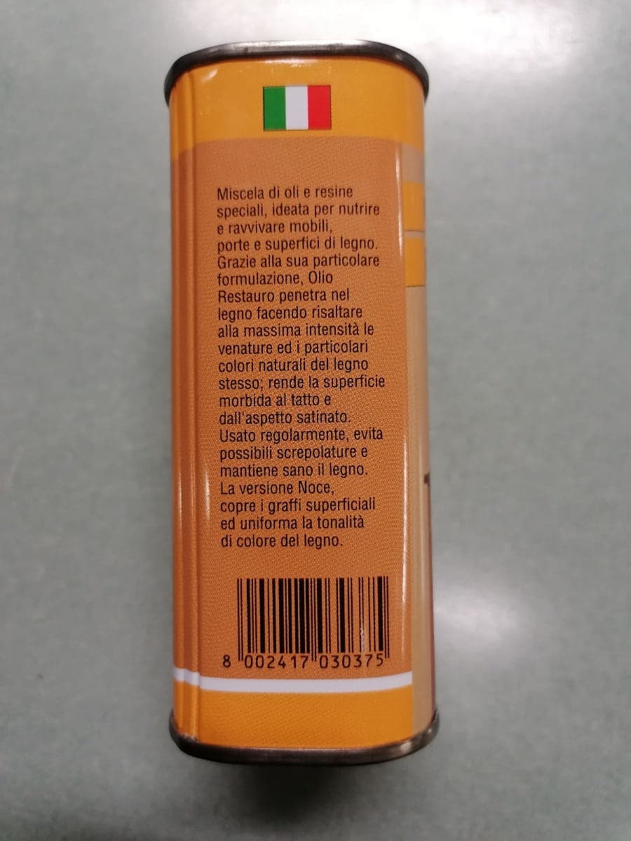VELECA - OLIO RESTAURO NUTRIENTE LEGNO NEUTRO 250 ML in Oli Stockdoc - Terni, commercioVirtuoso.it