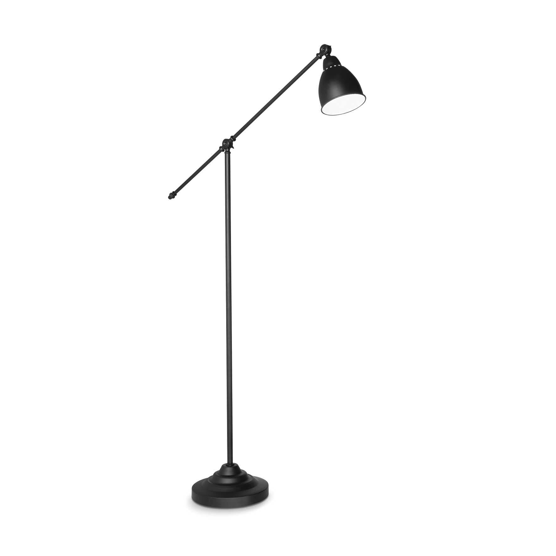 Lampada Da Terra NEWTON PT1 NERO