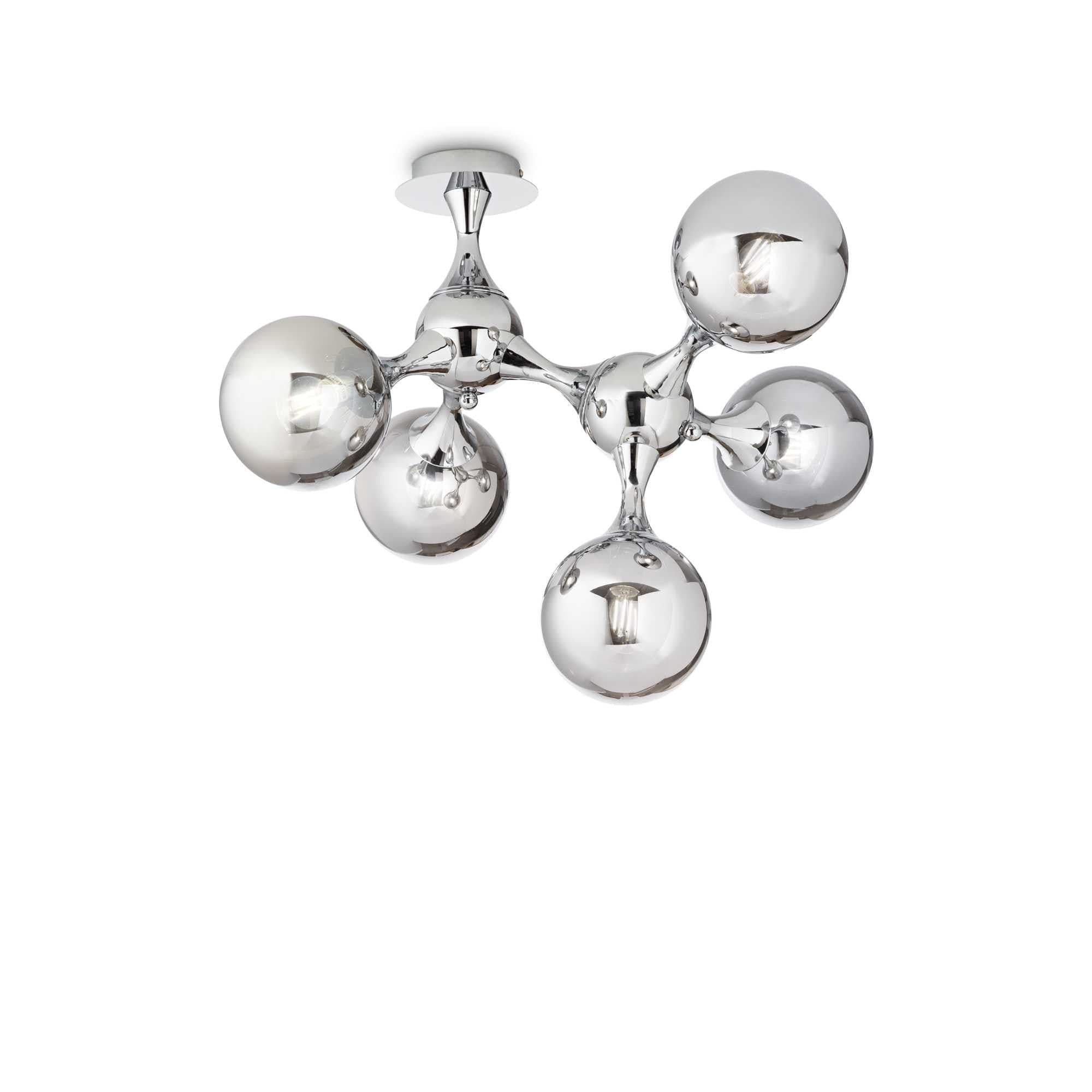 Lampada Da Soffitto NODI PL5 CROMO in Plafoniere Led Mall Home - Napoli, commercioVirtuoso.it