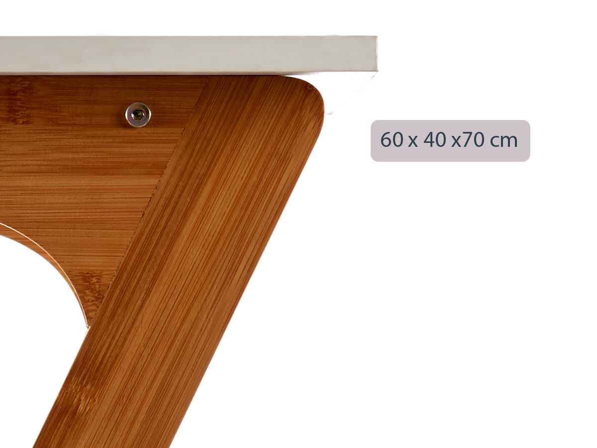 Tavolino Appoggio Porta PC in Bambù per Laptop Portatile Ideale Vicino al Divano in Vassoi di appoggio Danyx - Casoria, commercioVirtuoso.it