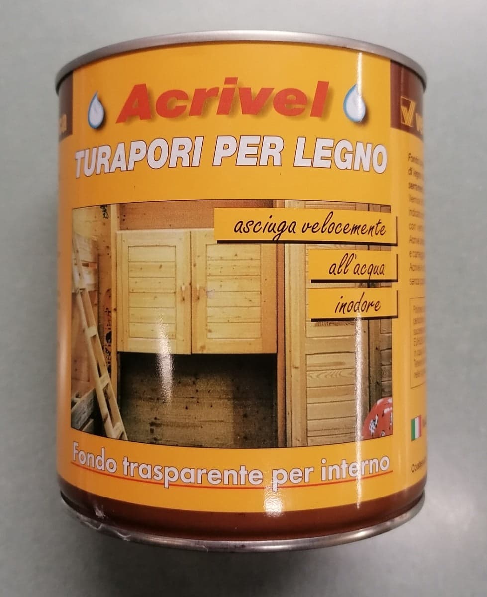 VELECA - ACRIVEL TURAPORI PER LEGNO 750 ML in Vernice Stockdoc - Terni, commercioVirtuoso.it