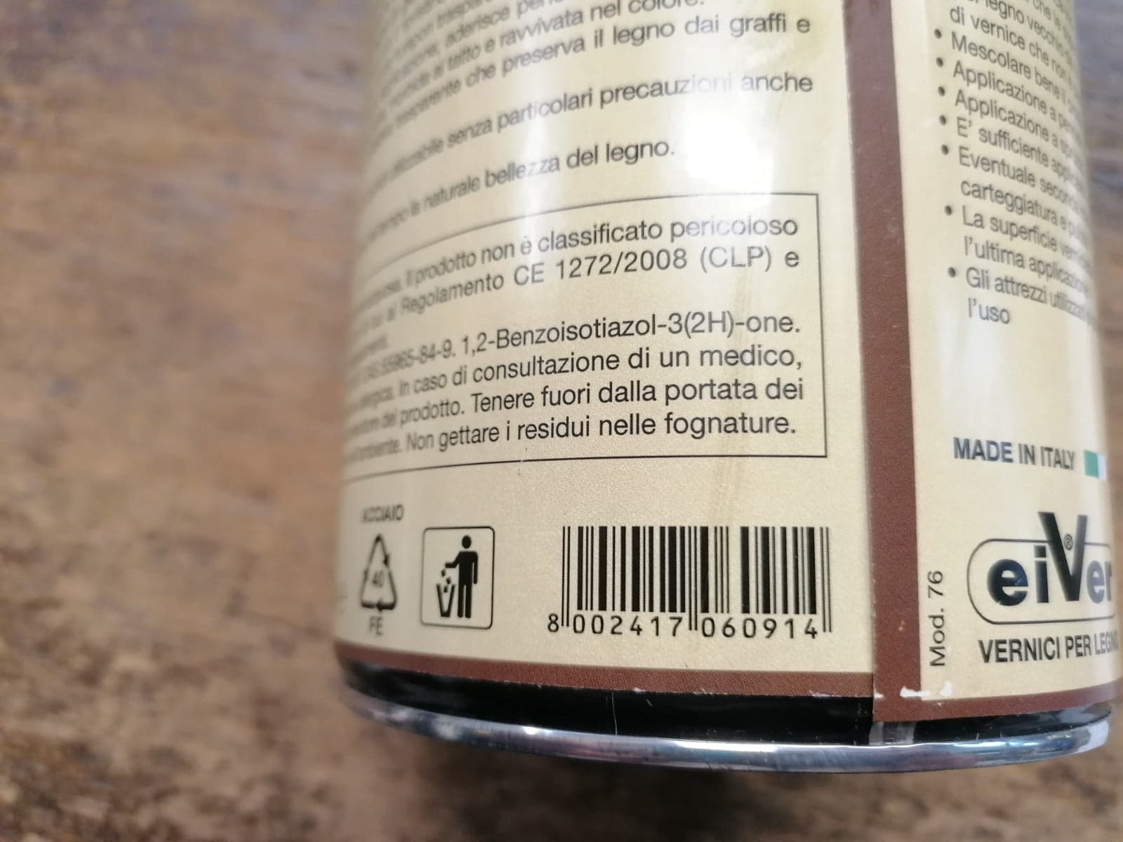 VELECA - MOBIL-H VERNICE PER MOBILI FINITURA LUCIDA 750 ML in Vernice Stockdoc - Terni, commercioVirtuoso.it