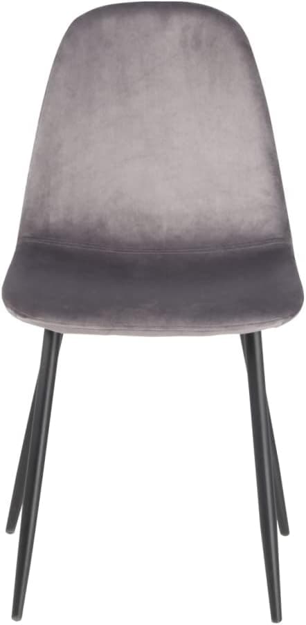 Sedia Poltroncina in Velluto Set 4pz Sedie per Sala da Pranzo Ristorante Grigio in Sedie Danyx - Casoria, commercioVirtuoso.it