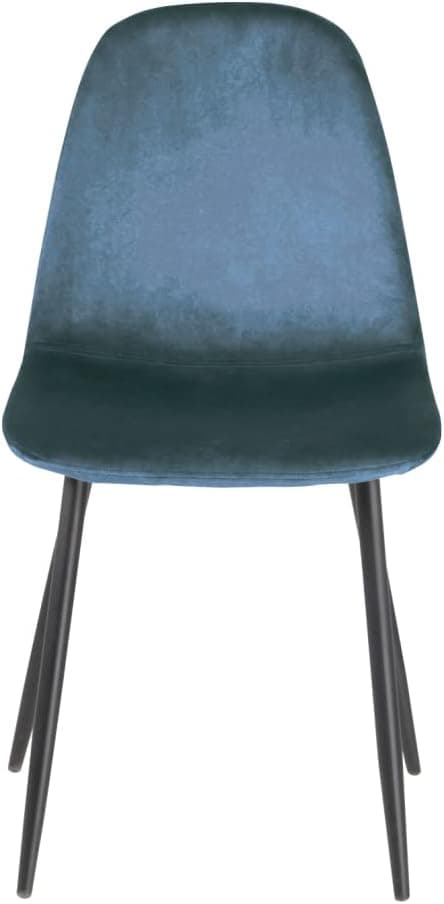 Sedia Poltroncina in Velluto Set 4pz Sedie per Sala da Pranzo Ristorante Blu Tempesta in Sedie Danyx - Casoria, commercioVirtuoso.it