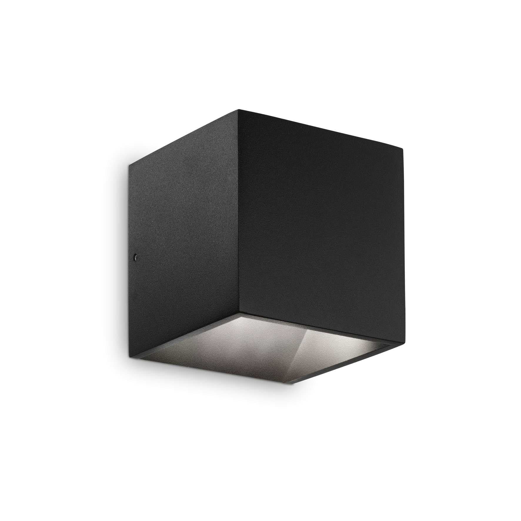 Lampada Da Parete RUBIK AP NERO 3000K