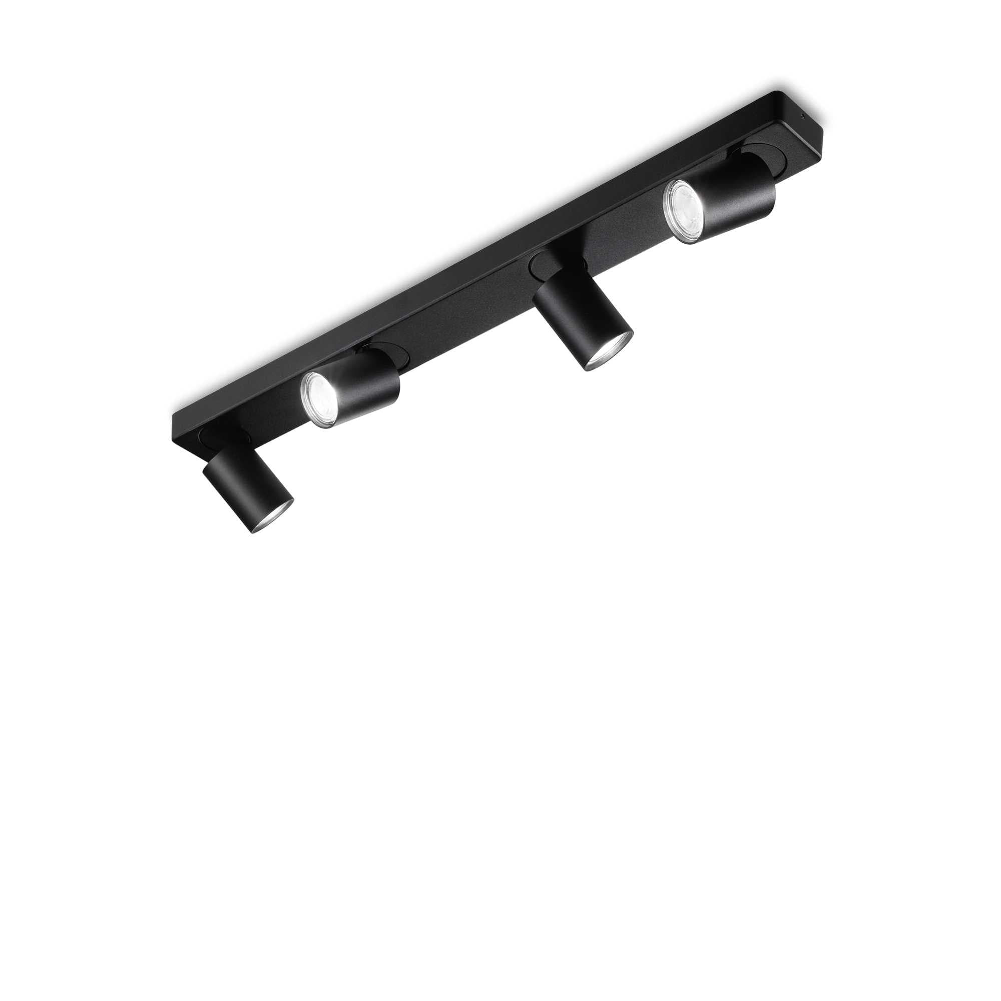 Lampada Da Soffitto RUDY PL4 NERO