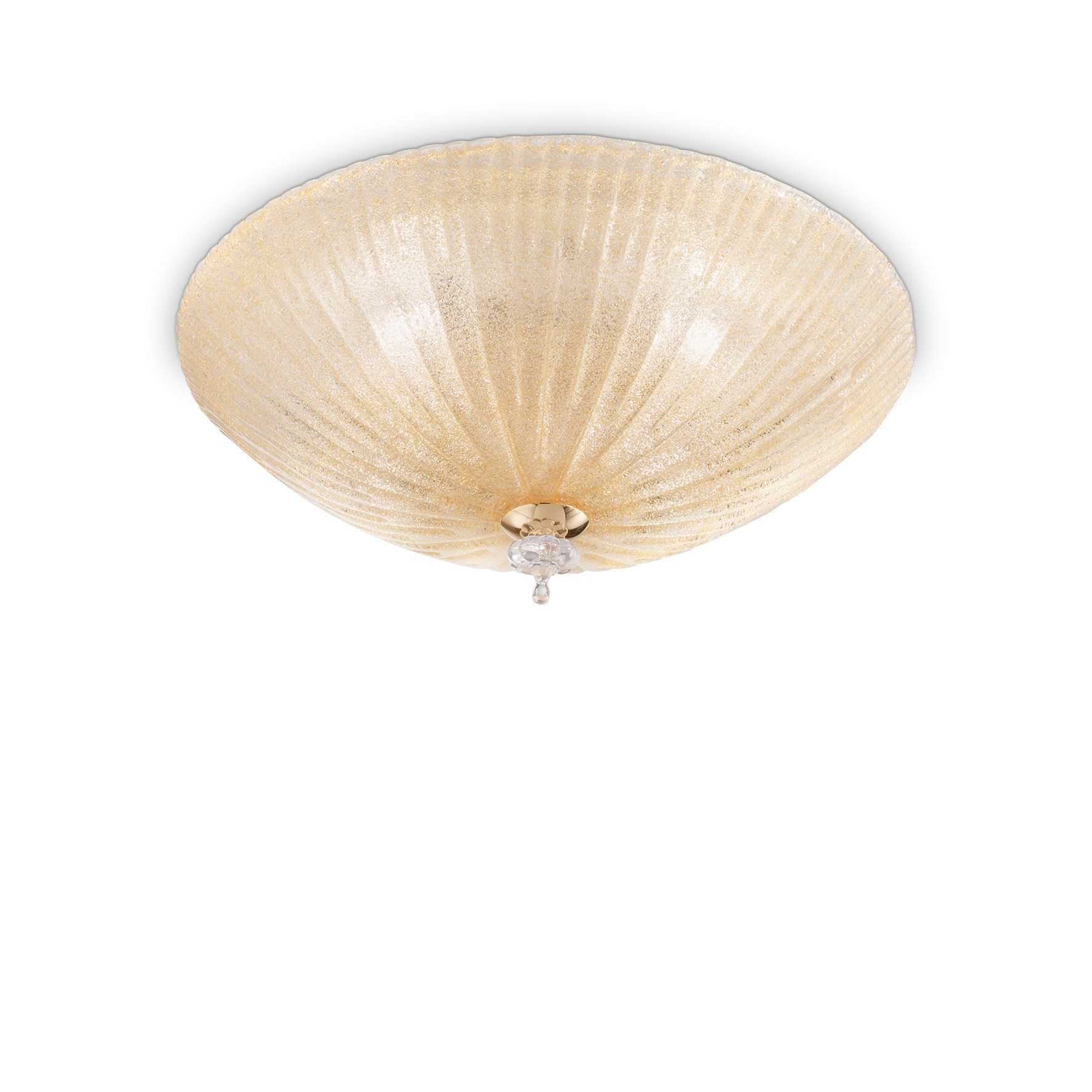Lampada Da Soffitto SHELL PL4 AMBRA