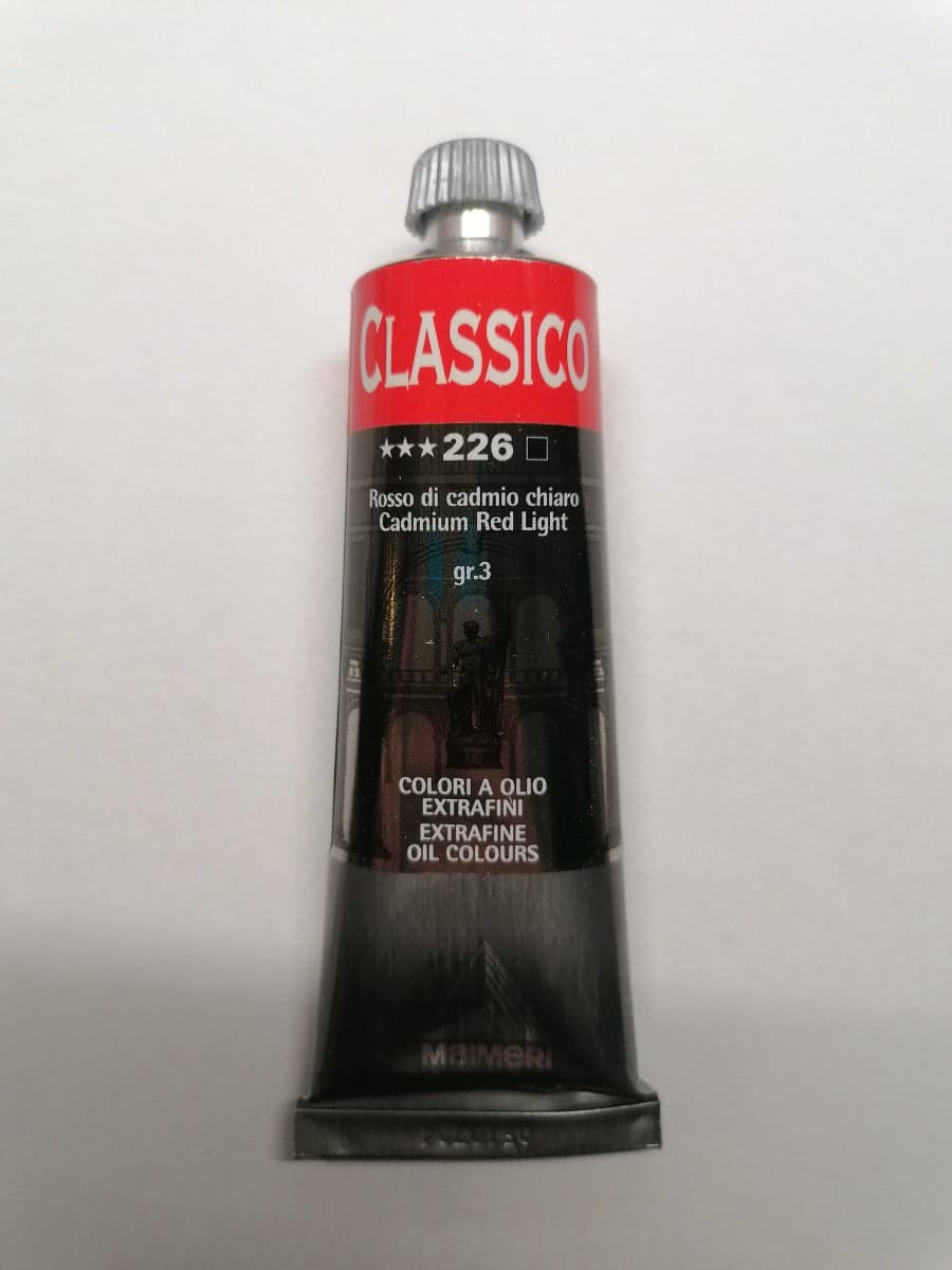 MAIMERI - COLORI A OLIO EXTRAFINI CLASSICO ROSSO CADMIO CHIARO 60ml in Colori Stockdoc - Terni, commercioVirtuoso.it