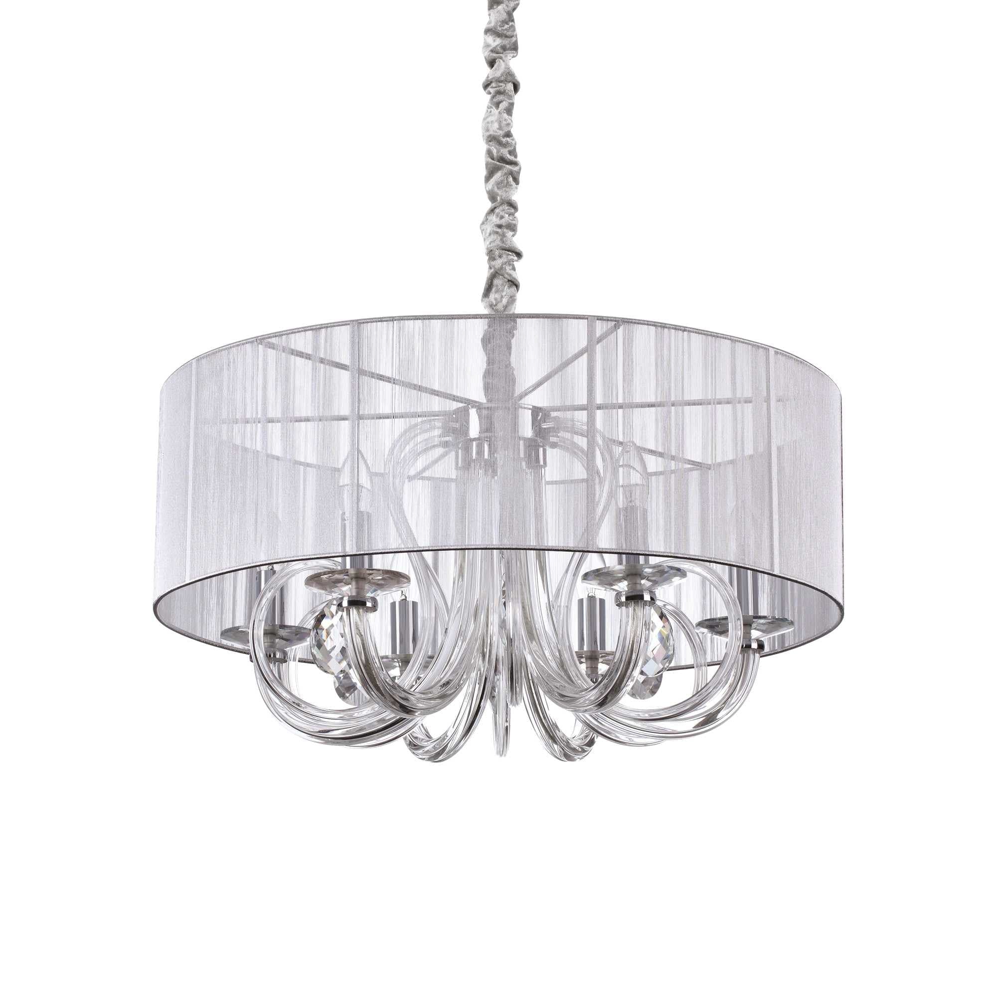 Lampada A Sospensione SWAN SP6 ARGENTO
