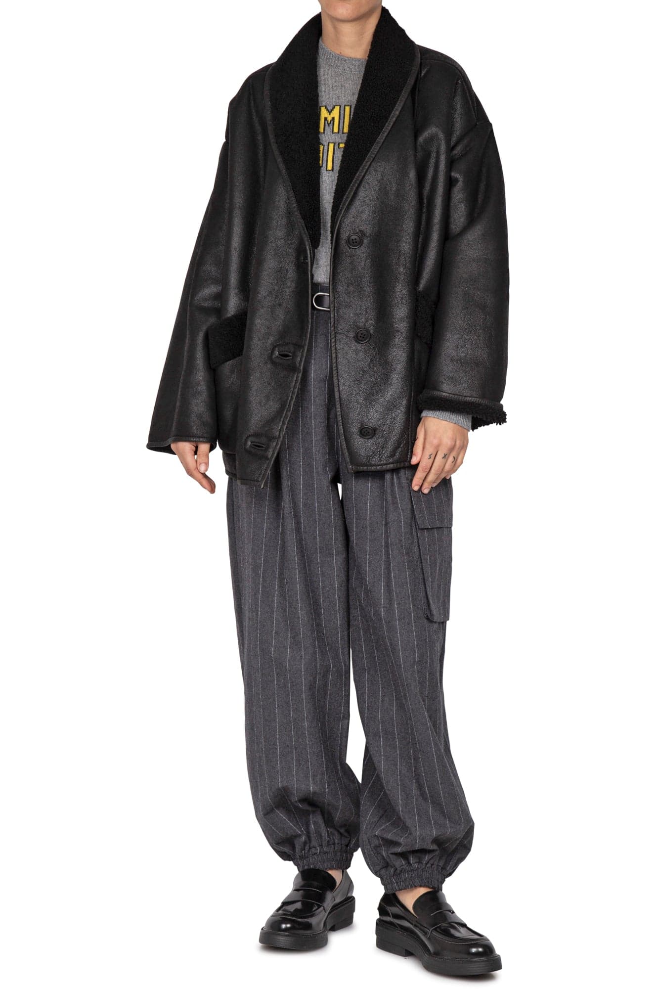 SALVATORE SANTORO Salvatore Santoro - Cappotto - 440152 - Nero da donna in Cappotti Drestige - Casamassima, commercioVirtuoso.it