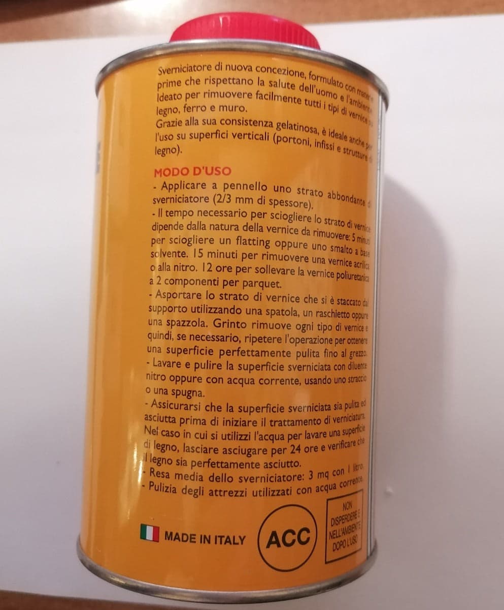 VELECA - GRINTO GEL SVERNICIATORE 500 ML in Diluenti e solventi Stockdoc - Terni, commercioVirtuoso.it