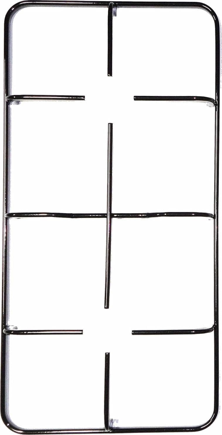 TECNOGAS GRIGLIA CUCINA A GAS 2 FUOCHI 457 x 227 mm. SMALTATA NERA P 5952 in prodotto EuroStore07 - Alatri, commercioVirtuoso.it