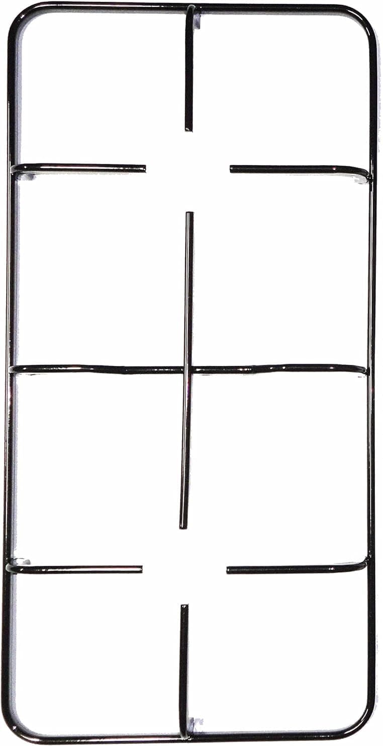 TECNOGAS GRIGLIA CUCINA A GAS 2 FUOCHI 457 x 227 mm. SMALTATA NERA P 5952 in prodotto EuroStore07 - Alatri, commercioVirtuoso.it