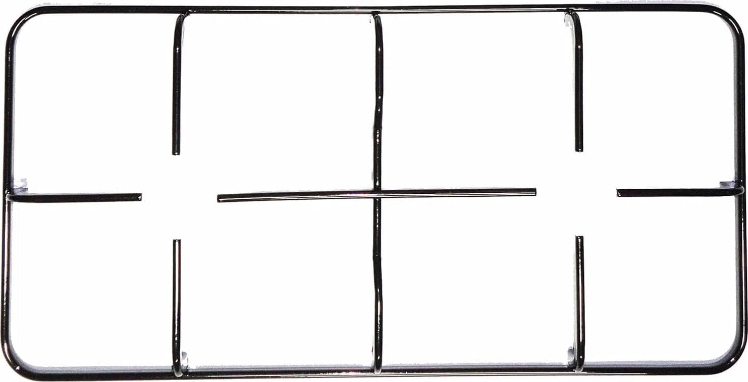 TECNOGAS GRIGLIA CUCINA A GAS 2 FUOCHI 457 x 227 mm. SMALTATA NERA P 5952 in prodotto EuroStore07 - Alatri, commercioVirtuoso.it