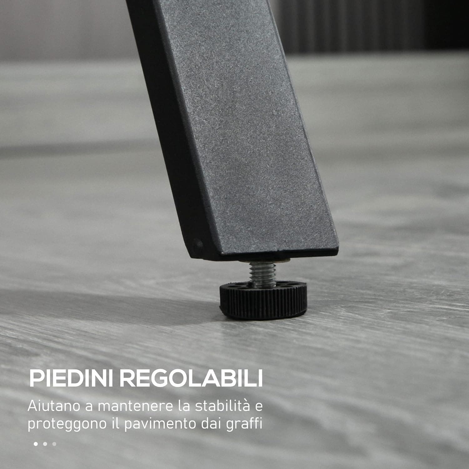 Bancone Bar Stile Moderno Industriale, Effetto Marmo 120x60x102cm, (Nero) in Tavoli da bar Danyx - Casoria, commercioVirtuoso.it