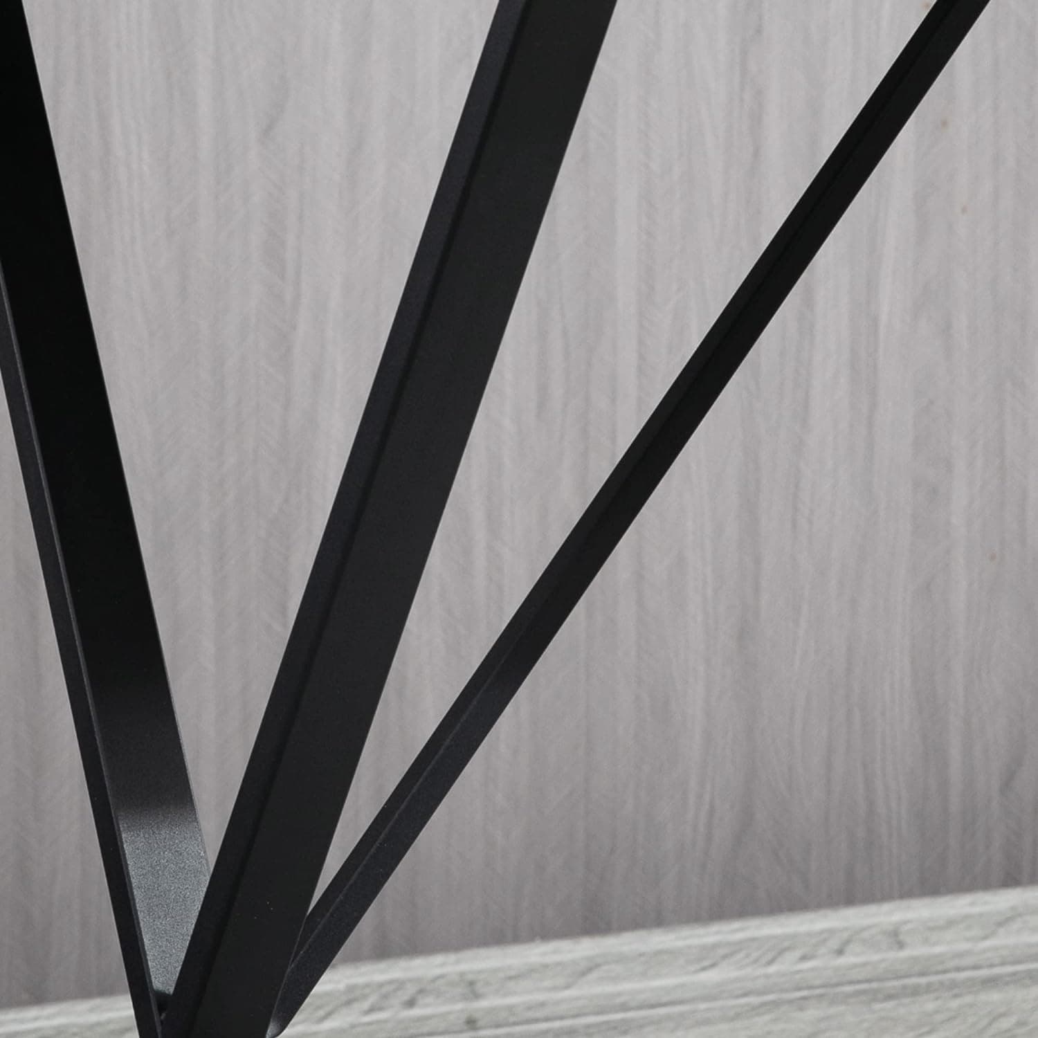 Bancone Bar Stile Moderno Industriale, Effetto Marmo 120x60x102cm, (Nero) in Tavoli da bar Danyx - Casoria, commercioVirtuoso.it