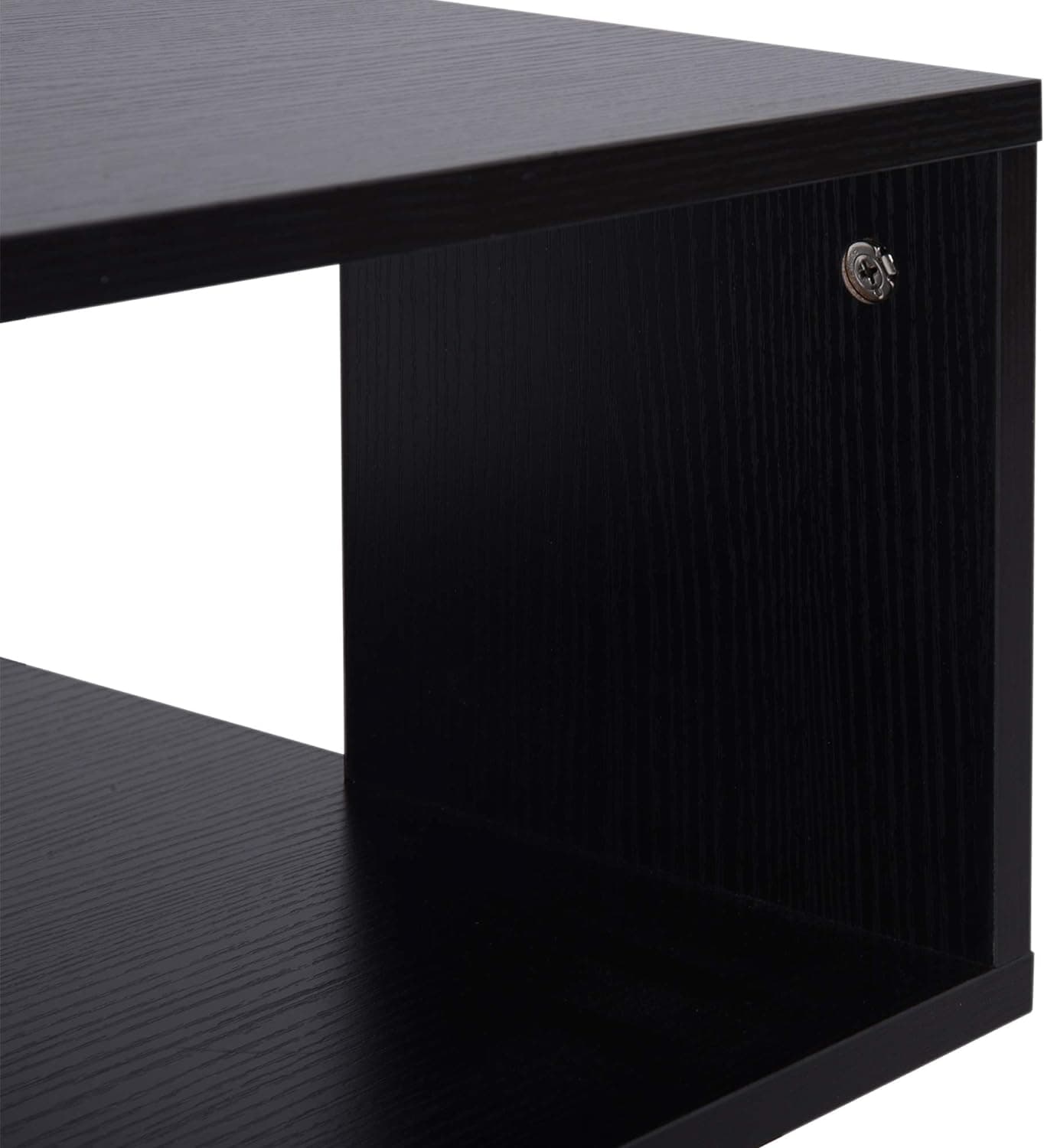 Tavolino da Salotto Basso a 3 Ripiani, In Legno, Moderno Nero, 40x40x43cm in Tavolini da caffè Danyx - Casoria, commercioVirtuoso.it