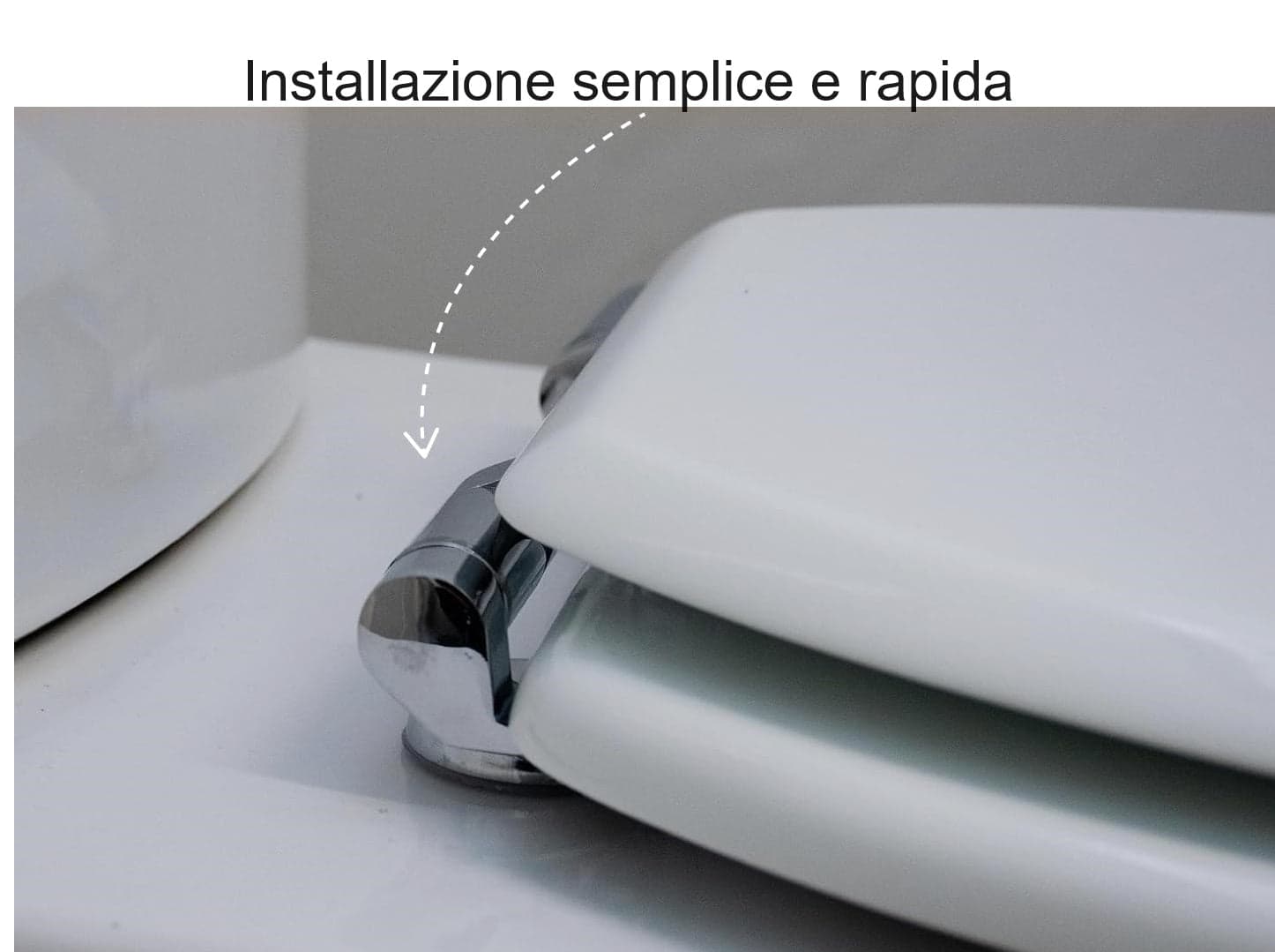Copri Water Sedile WC Universale MDF Cerniere Metalliche Soft Close Rallentato in Sedili WC Danyx - Casoria, commercioVirtuoso.it