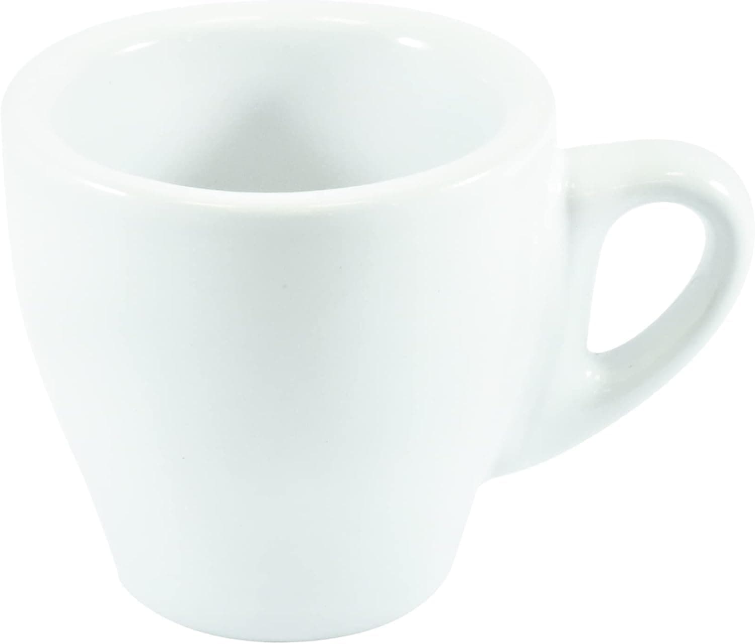 Tazzine in ceramica Bar Set 12pz 90ml con Bordo Grosso 5mm (Bianco) H6xD6,5cm in Set di tazza e piattino Danyx - Casoria, commercioVirtuoso.it