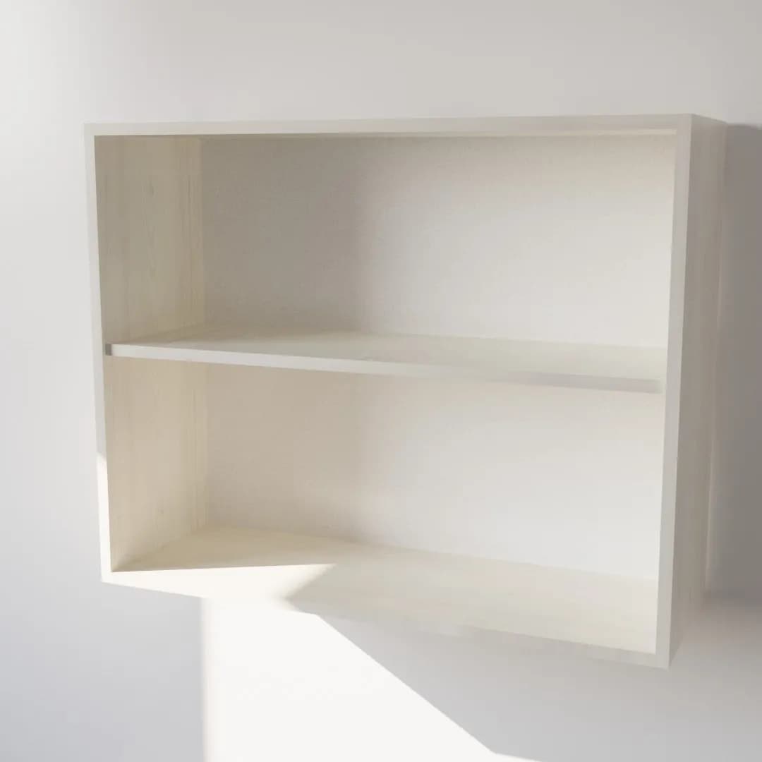 Pensile Cucina in Legno Nobilitato Larice Bianco con Ante Altezza 72 cm in prodotto Calandrelli - Napoli, commercioVirtuoso.it