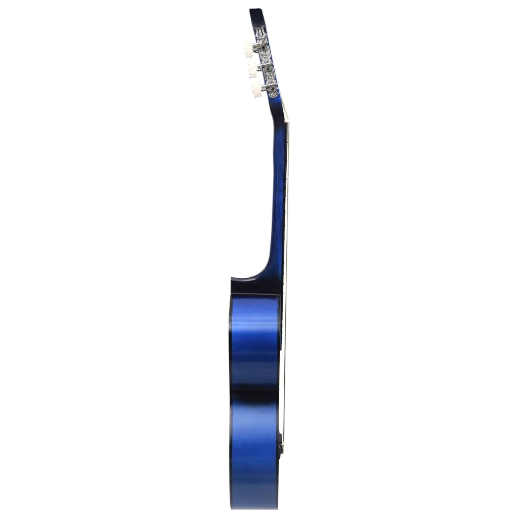 Chitarra Classica per Principianti con Custodia Blu 4/4 39 in Legno di Tiglio in Ukulele Esplodia - Napoli, commercioVirtuoso.it