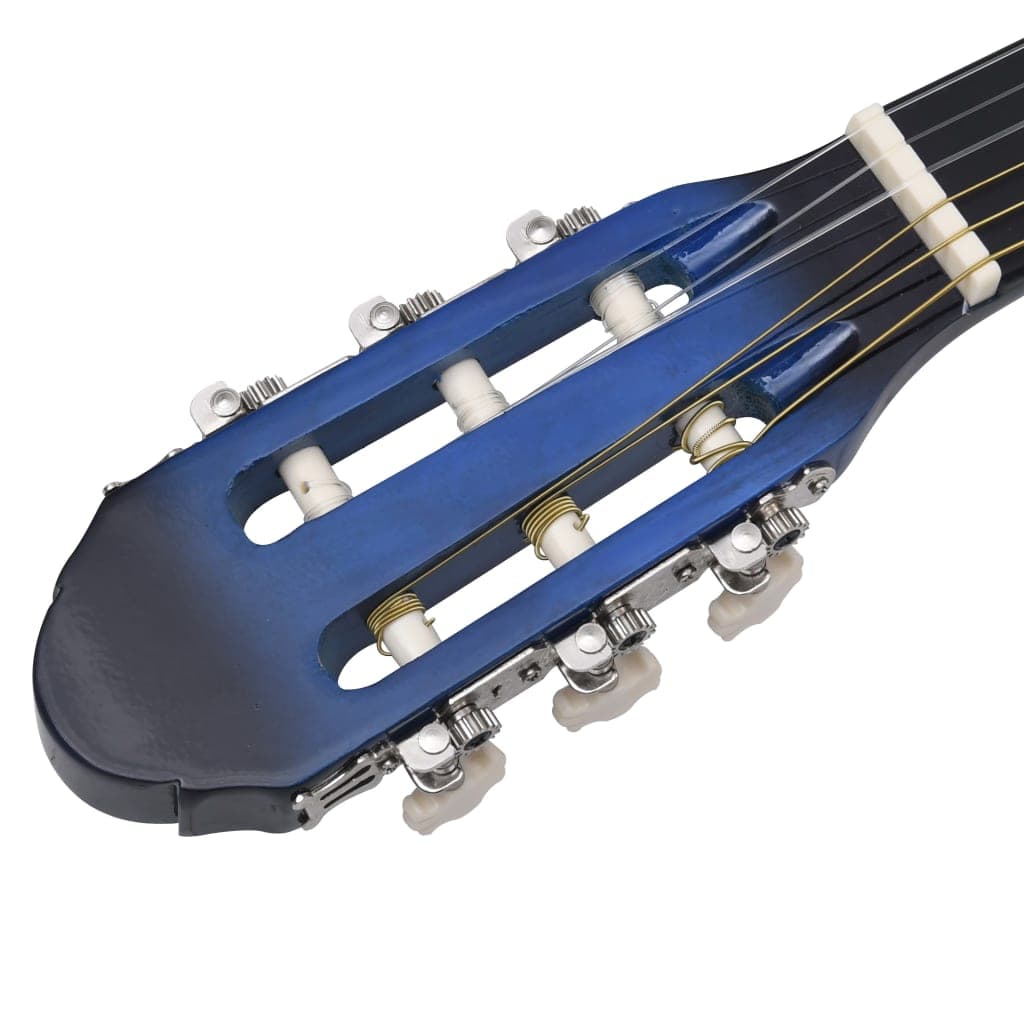 Chitarra Classica per Principianti con Custodia Blu 4/4 39 in Legno di Tiglio in Ukulele Esplodia - Napoli, commercioVirtuoso.it