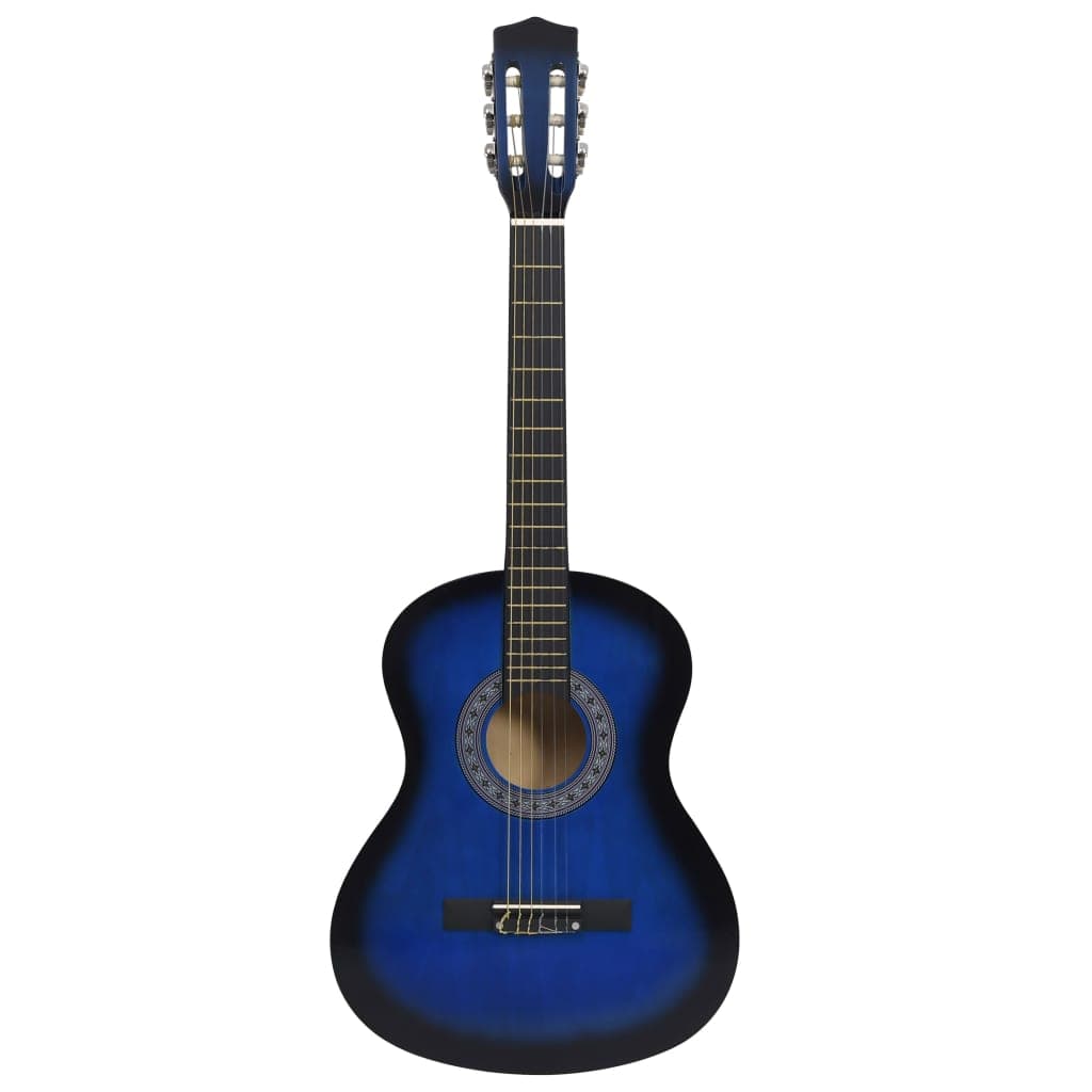 Chitarra Classica per Principianti con Custodia Blu 3/4 36 in Legno di Tiglio in Chitarre e strumenti a corda Esplodia - Napoli, commercioVirtuoso.it