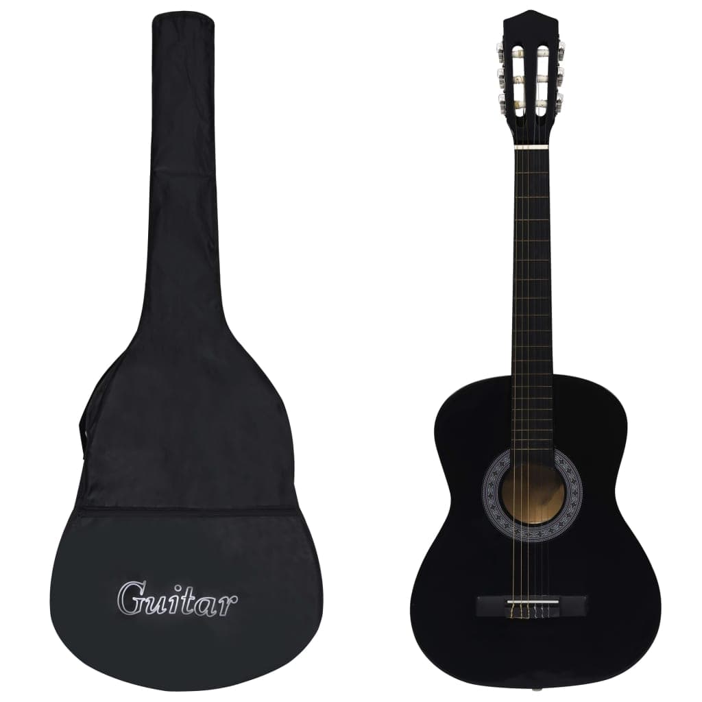 Chitarra Classica per Principianti con Custodia Nera 3/4 36 in Legno di Tiglio in Ukulele Esplodia - Napoli, commercioVirtuoso.it