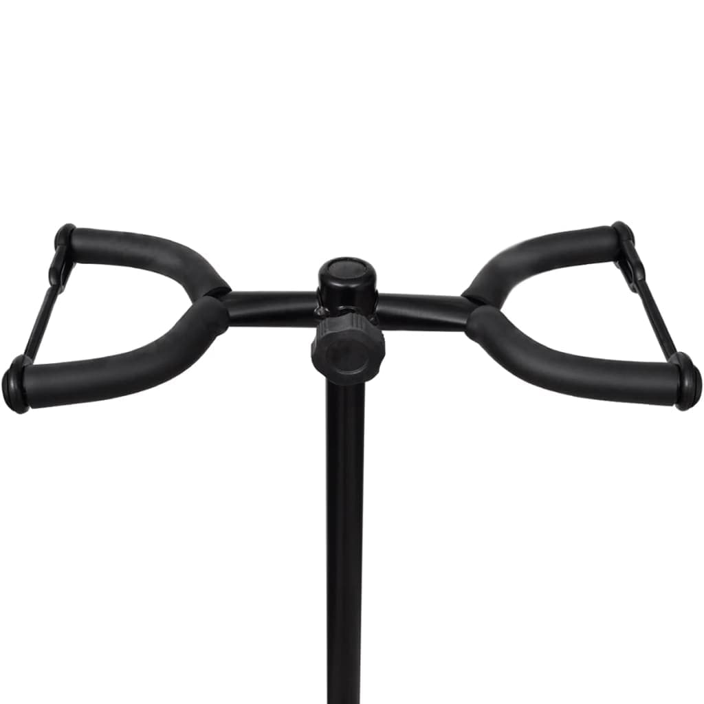 Doppio Supporto per Chitarra Regolabile e Pieghevole Postazione da Terra Nero in Supporti e reggi chitarra Esplodia - Napoli, commercioVirtuoso.it