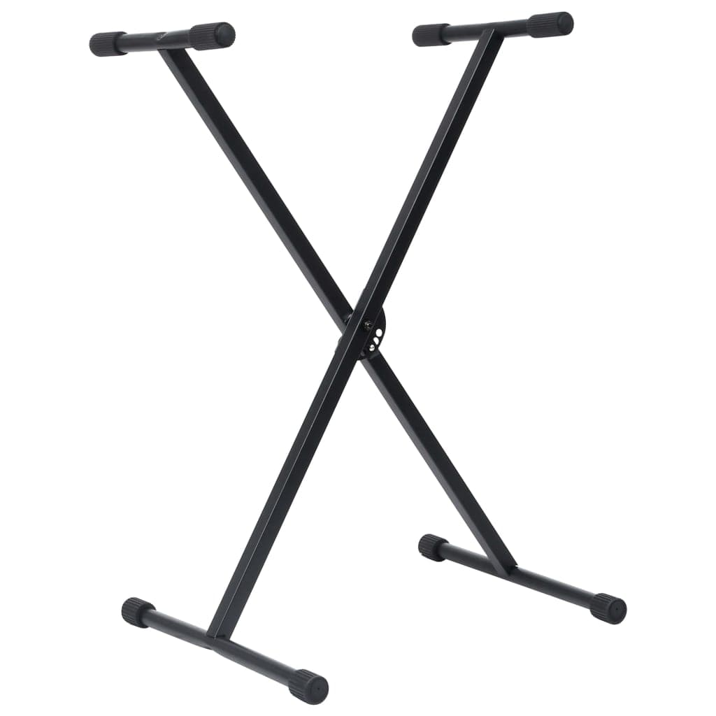 Kit Supporto per Tastiera e Sgabello Nero Altezze Regolabili in Acciaio in Supporti Esplodia - Napoli, commercioVirtuoso.it