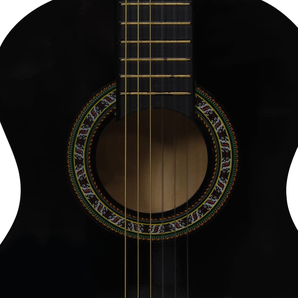 Chitarra Classica Acustica per Principianti e Bambini Nera 1/2 34 in Legno in Chitarre e strumenti a corda Esplodia - Napoli, commercioVirtuoso.it