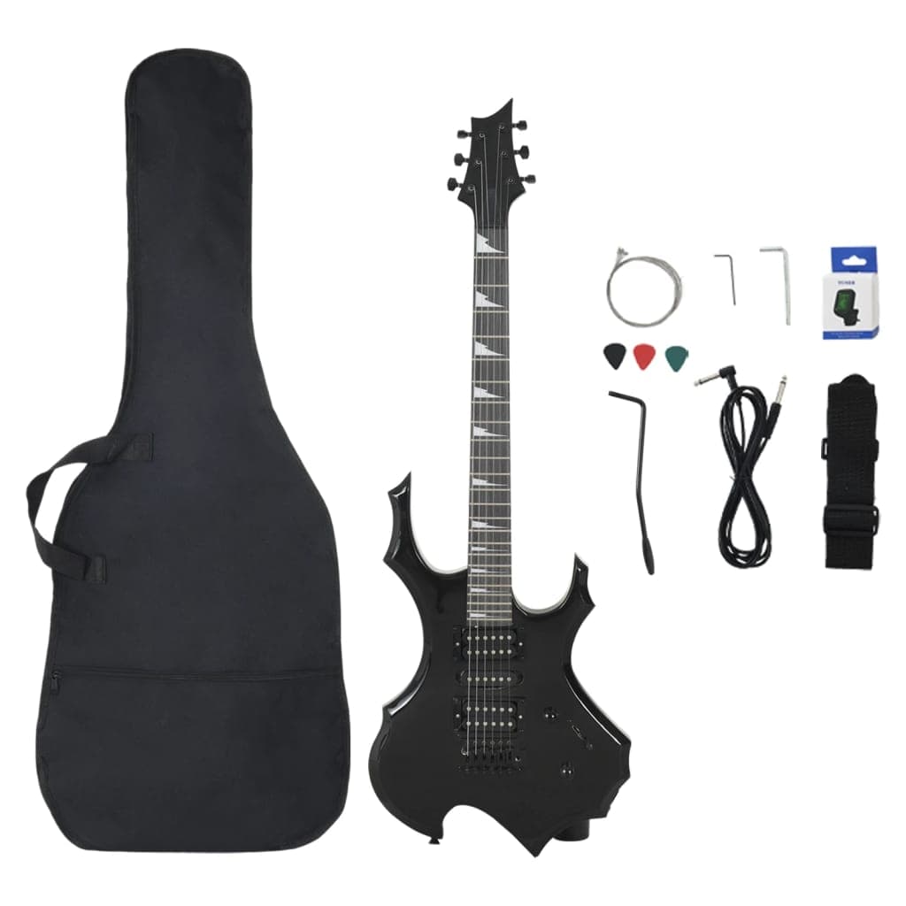 Chitarra Elettrica per Principianti con Custodia e Accessori Nera 4/4 39 in Accordatori Esplodia - Napoli, commercioVirtuoso.it