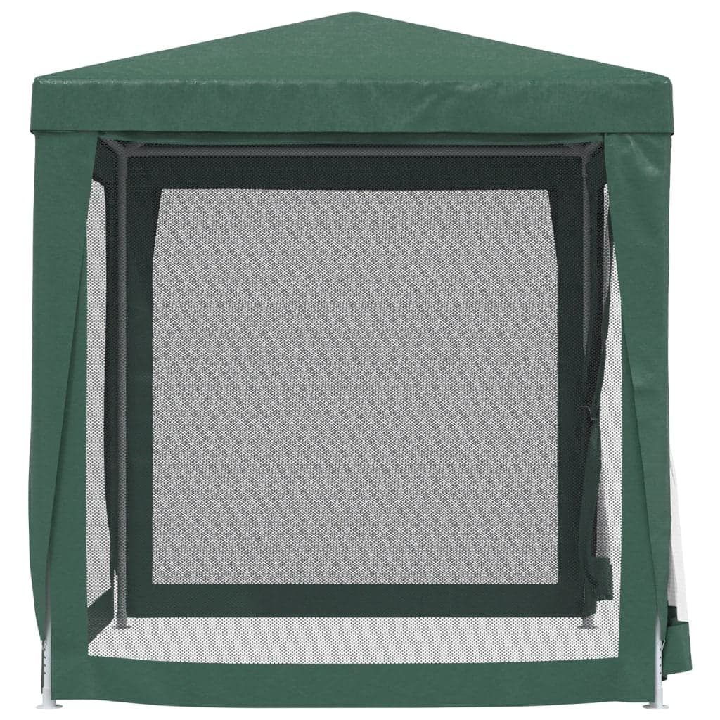 Tenda per Feste con 4 Pareti Laterali in Rete Verde HDPE Telaio in Ferro 2x2 m in Tende per eventi e tendoni Esplodia - Napoli, commercioVirtuoso.it