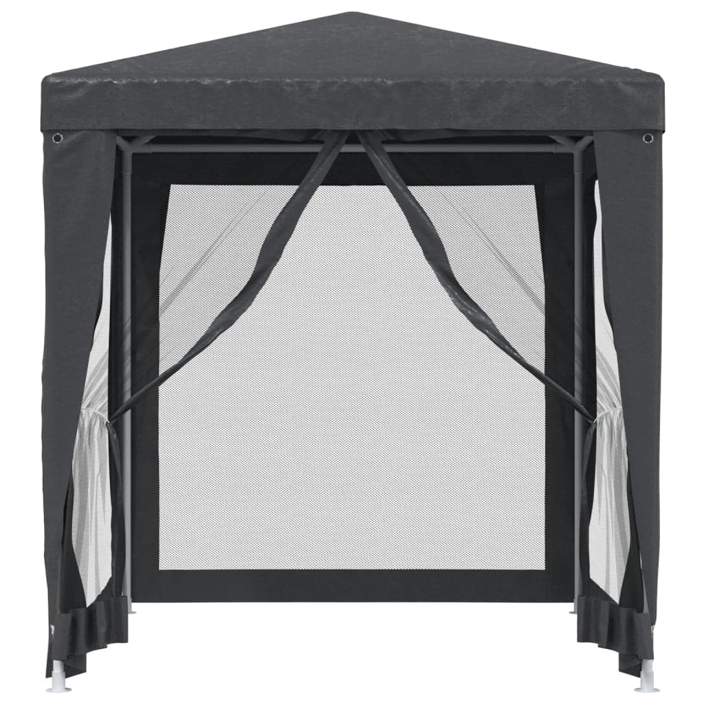 Tenda per Feste con 4 Pareti in Rete Antracite in HDPE Telaio in Ferro 2x2 m in Gazebo Esplodia - Napoli, commercioVirtuoso.it