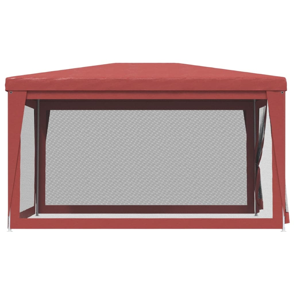 Tenda per Feste con Pareti Laterali in Rete Rossa HDPE Resistente All' acqua in Tende per eventi e tendoni Esplodia - Napoli, commercioVirtuoso.it