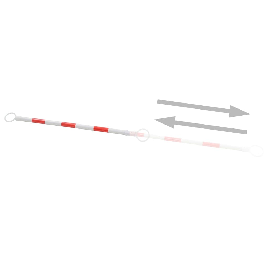 Barre Retrattili per Coni Stradali Strisce Rosse Riflettenti 2 pz ABS 116-197cm in Coni di sicurezza Esplodia - Napoli, commercioVirtuoso.it